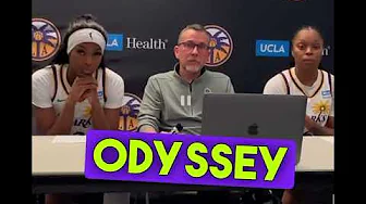 Rickea Jackson and Odyssey Sims Postgame thumbnail