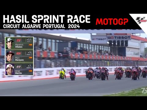 Hasil SPRINT RACE motogp PORTUGAL 2024 ~ hasil MotoGP hari ini ~ Algarve ~ klasemen