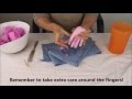 How to make a cast of a hand part 3  removing the alginate  by babyrice