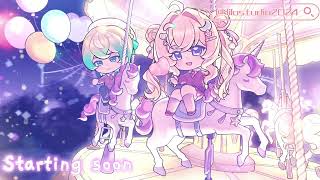 Couple YCH Valentine🎠 Carousel Night (Duo / Solo) | CHIBI Illustration♥  Loading Screen / Starting