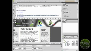 Dreamweaver template tutorial part 3 - Create template and insert headers and footers
