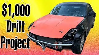 From ditched to DRIFT | Dirt cheap Nissan 350z rebuild