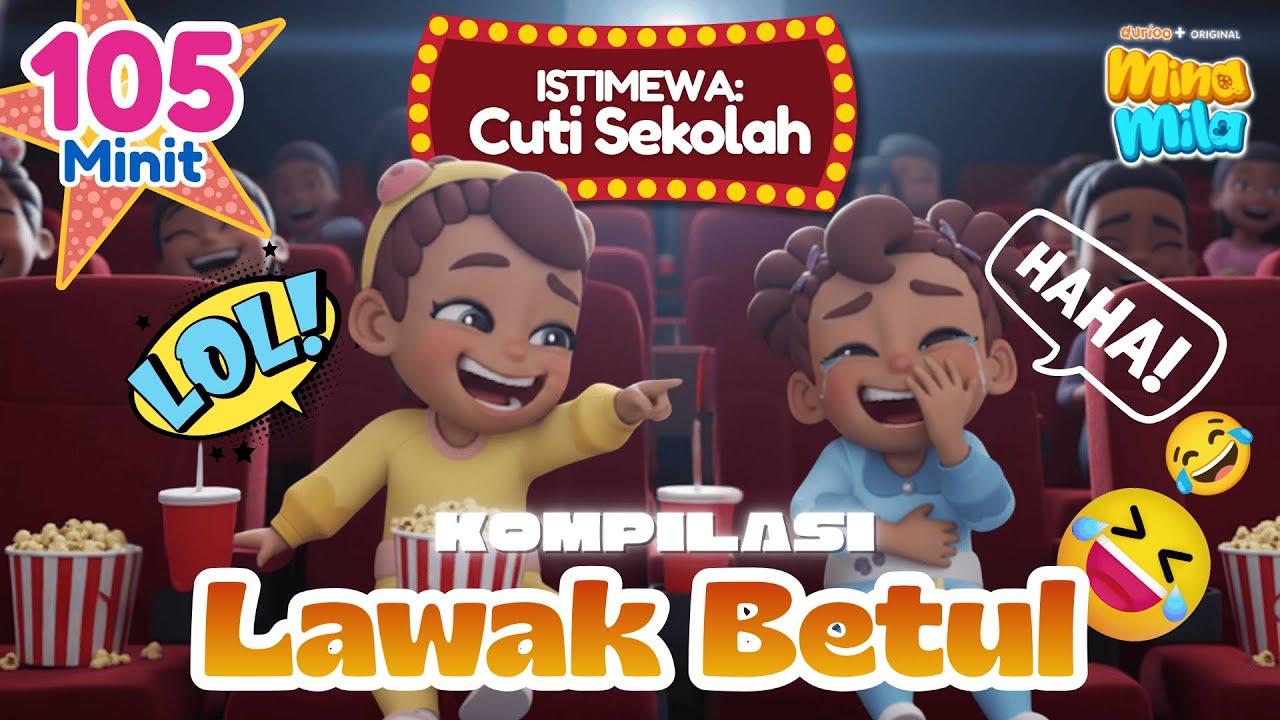 ISTIMEWA CUTI SEKOLAH: Kompilasi LAWAK BETUL WEYH! 105 Minit Durioo+ MINA MILA | Pengasas Omar&Hana