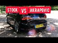 Volkswagen Golf 7 GTI Stock VS Akrapovic Exhaust Sounds