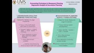 BH31803 Forecasting Techniques in Manpower Planning: Regression Analysis & Succession Planning