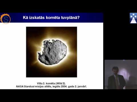 Video: Kā Izskatās Komēta