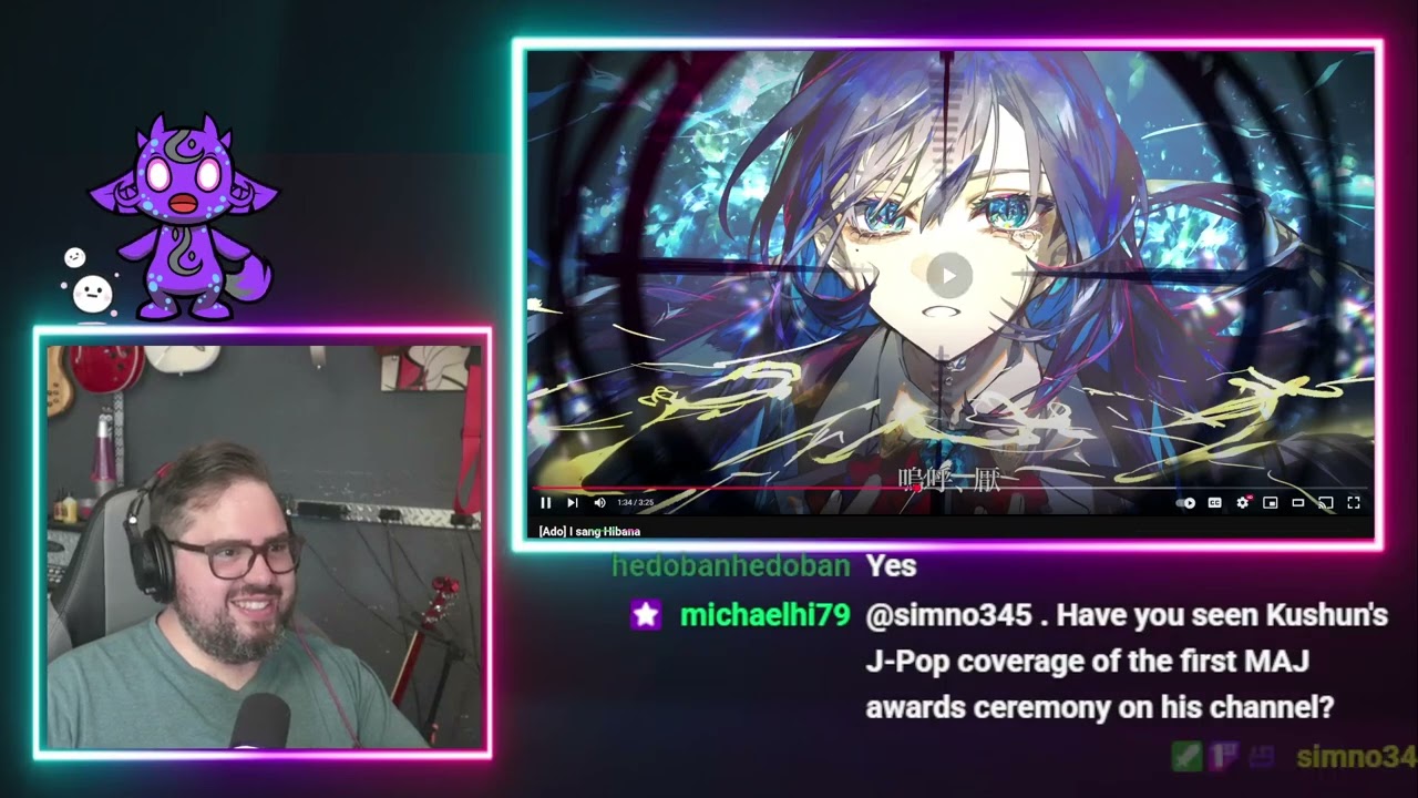 Music teacher reacts to 【Ado】- Hibanaヒバナ 歌いました
