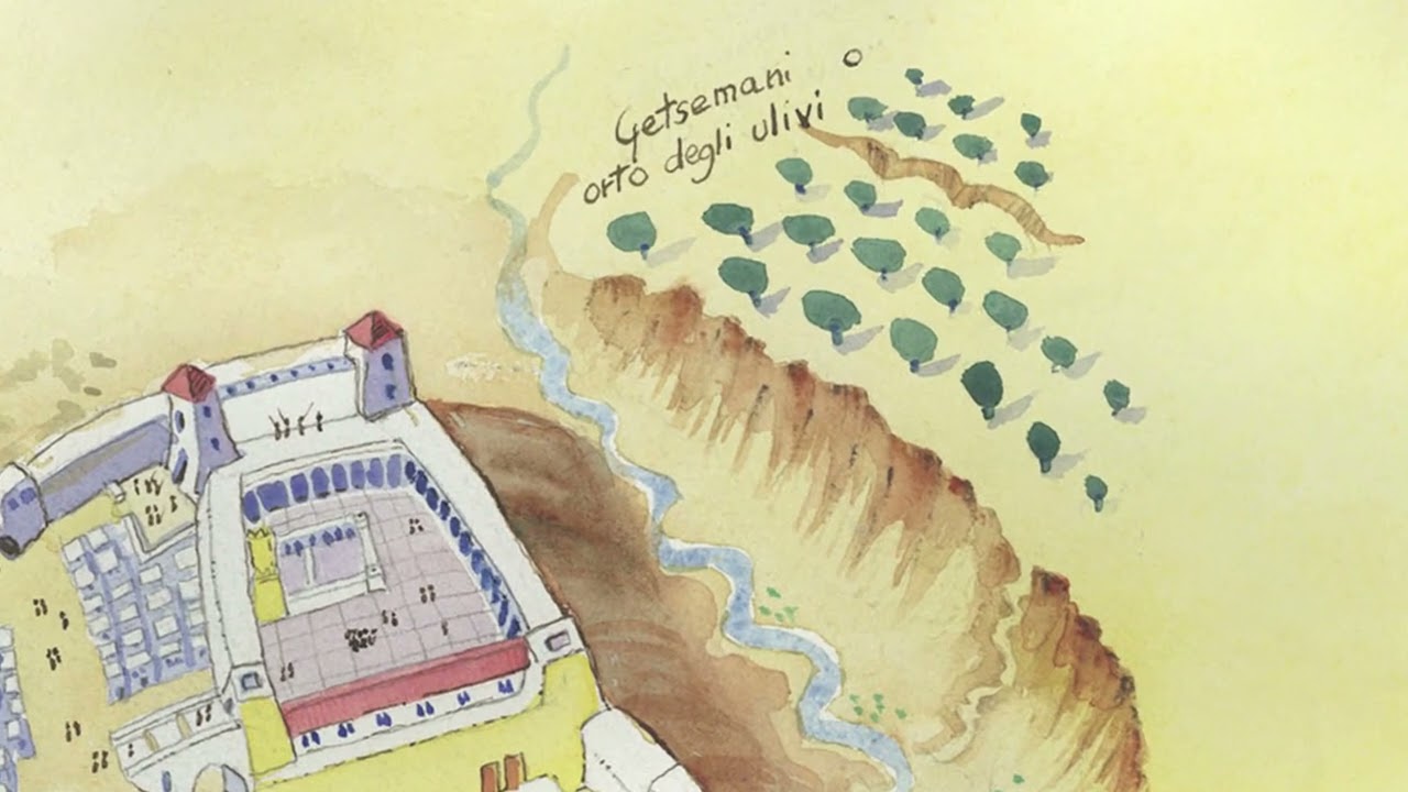 Gesù e i discepoli nell'orto degli ulivi def