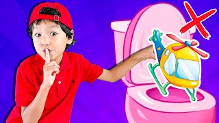 dont put toys in the potty kids songs