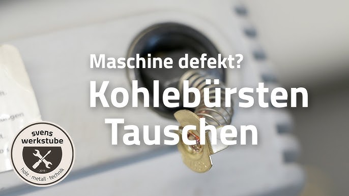 Kohlebürsten ohne Halter tauschen (Siemens / Bosch / Constructa)