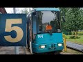 Минский Трамвай. Маршрут #5 "ДС "Озеро" - ДС "Зелёный Луг" | Minsk Tram. Route #5