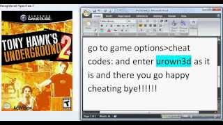 THUG2 GC All Levels Unlock Cheat!