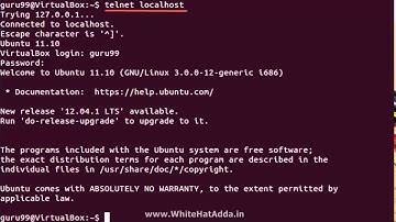 FTP,SSH,Ping in Linux   Linux Tutorial 12 01