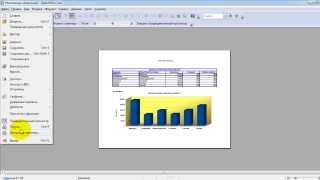 картинка: Занятие 10. Создание диаграммам и печать документа OpenOffice Calc