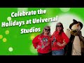 Celebrate the holidays at universal with the theme park damsels