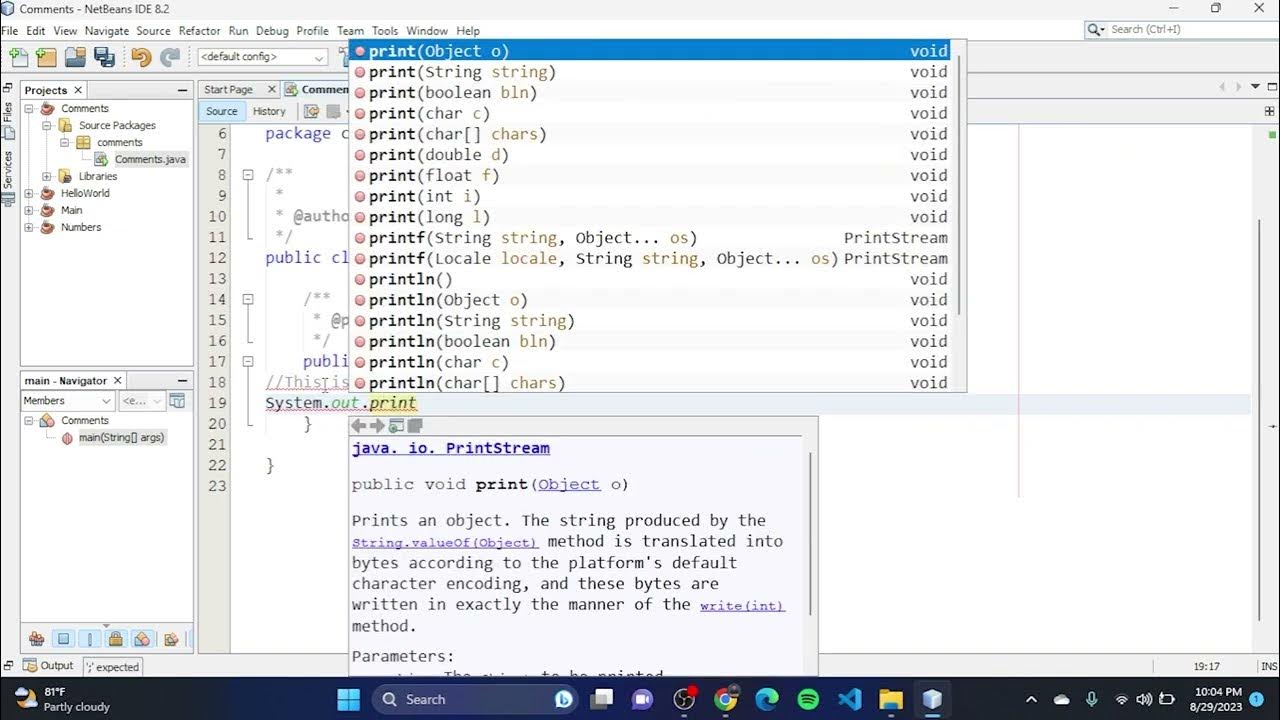 Java Part 8 - How To Use Comments In Java - YouTube