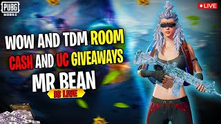 Wow And Livik Rooms  Live _ Popularity And Cash Giveaways | Pubg Mobile Live Rooms