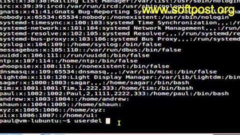 How to delete a user in CentOS