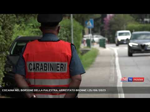 COCAINA NEL BORSONE DELLA PALESTRA: ARRESTATO 80ENNE | 25/09/2023