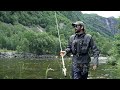 Laksefiske / Salmonfishing i Frafjord, Rogaland