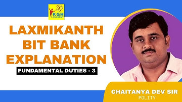 FUNDAMENTAL DUTIES -3| LAXMIKANTH BITS BANK EXPLANATION |APPSC |TSPSC | UPSC | BY CHAITANYA DEV SIR