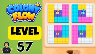 Colony flow Level 57 Full Walkthrough Solution