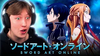 Sword Art Online All Openings (1-9) REACTION | Anime OP Reaction