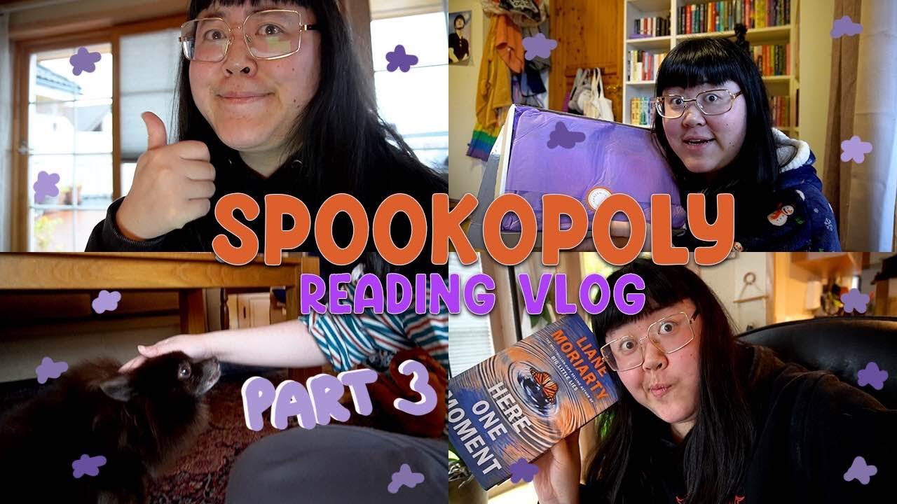 Roll #22-30, New Glasses, Sick 😭🦴 Spookopoly Reading Vlog - YouTube