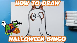 Comment Dessiner Un Bingo Dhalloween Bluey