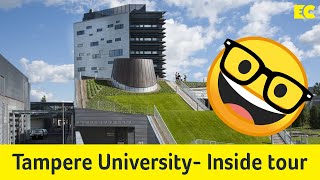 Tour around the inside of the Tampere University| Hervanta| Finland