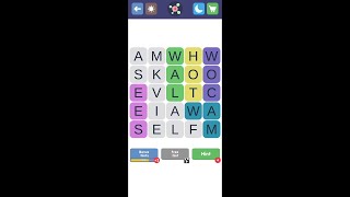 Word Search (by OpenMyGame) - free offline word puzzle game for Android and iOS - gameplay. screenshot 2
