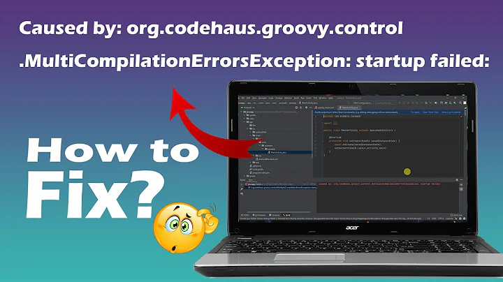 How to FIX "MultipleCompilationErrorsException" startup failed in android studio | Hindi | ItApps