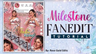 Milestone editing tutorial || Achievement fanedit || Congratulations editing tutorial || RGE screenshot 2
