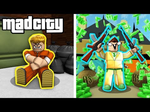 FROM POOR TO RICH IN MAD CITY! (Roblox Mad City Roleplay)