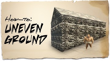 How to build on uneven ground | ARK: Survival Evolved | Building Tips