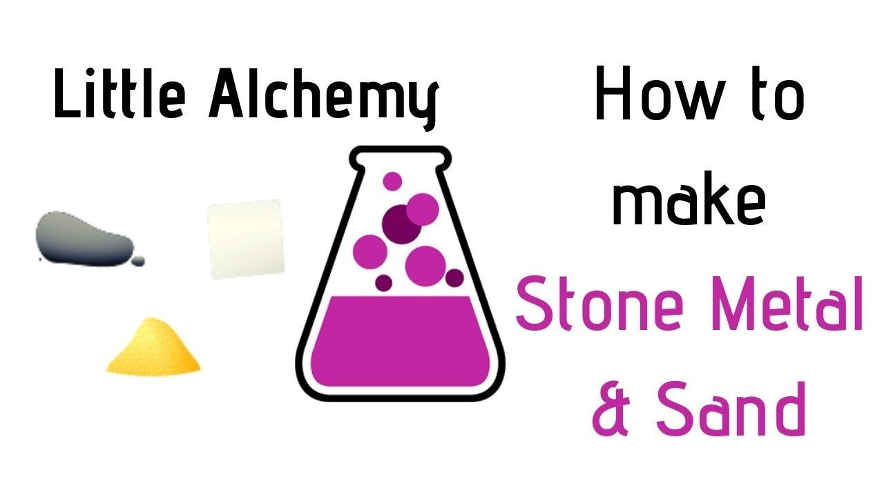 Little Alchemy-How To Make Stone, Metal & Sand Cheats & Hints - YouTube