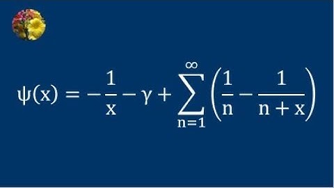 Gamma meets Gamma, Gamma the number & Gamma the function. Series representation of digamma function
