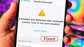 TrueDepth Camera Face ID has been disabled iPhone X XR XS Max / 11/12/13/14/15 Pro Max / Fixed Hindi