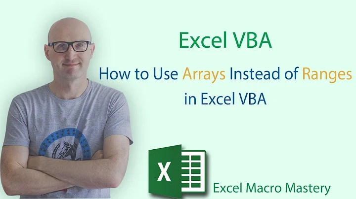 How to Use Arrays Instead of Ranges in Excel VBA