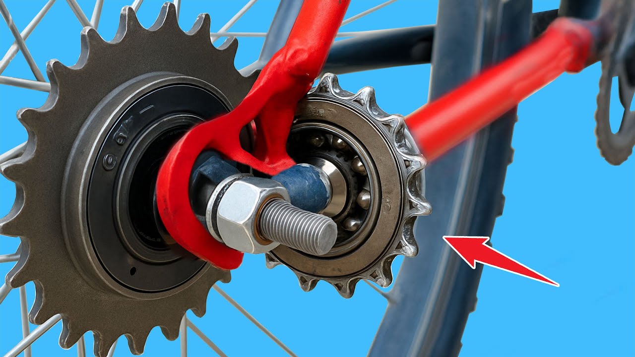 Этот фермер — гений! Превратите свой велосипед в мощный мотоцикл с бесцепным приводом.