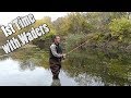 First Time Creek Fishing with Waders! Staying Dry and Warm in Neoprene! San antonio fishing