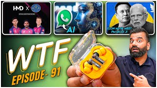 Rajasthan Royals Phone | Whatsapp Meta AI | Nothing Ear & Ear a | Episode 91 | Technical Guruji🔥🔥🔥