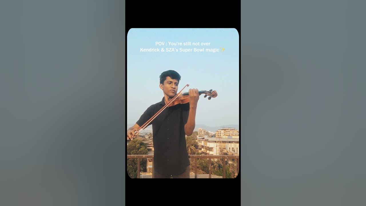 Kendrick Lamar, SZA - luther (Violin) #trending #hiphop #violin #music #shorts #superbowl #rap