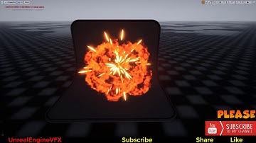 Fire Explosion Effect | Unreal Engine Niagara | UE4 Niagara