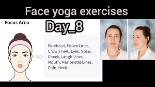 Day-8 Face exercises to lose face fat | face yoga| slimmer face yoga