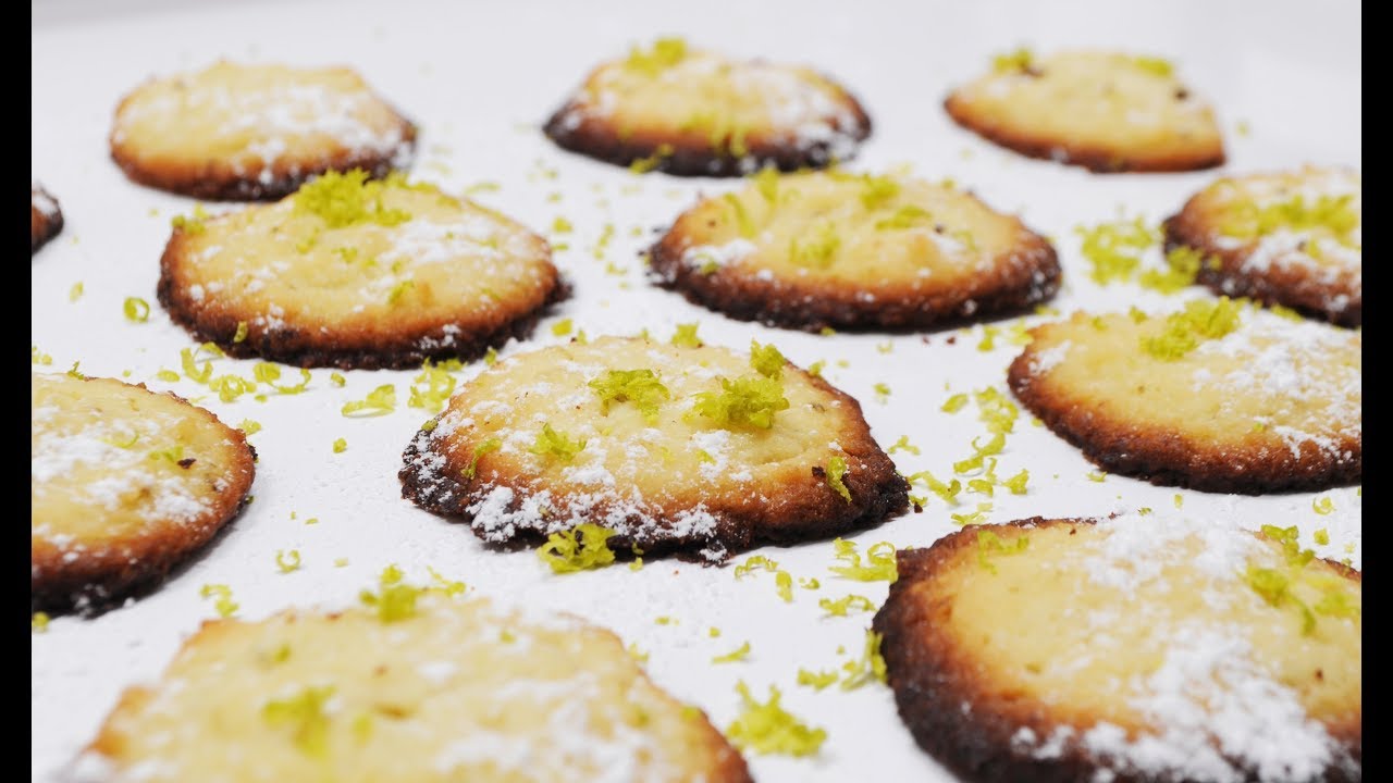 Galletas de lima y coco