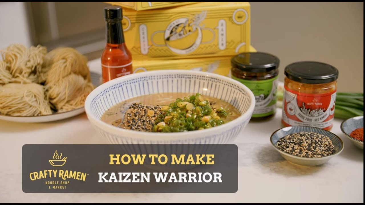 From Frozen Ramen Kit Instructional Kaizen Warrior YouTube
