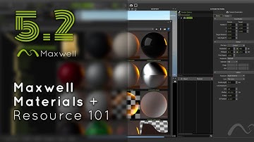 Maxwell Render Tutorial: Materials & Resource 101