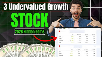 3 Top Undervalued Growth Stocks for 2026! | Hidden Gems for Your Portfolio? | Finxera 