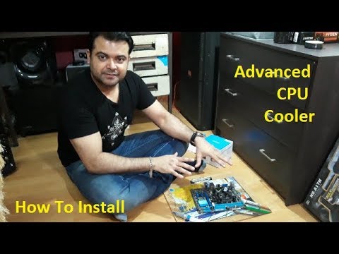 How To Install Desktop Cpu Cooler With Heat pipes